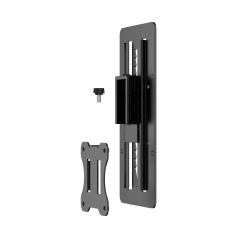 Adaptador VESA VertiFlex, ajustable en altura, adaptador de montaje VESA para monitor, placa VESA 75x75, ajustable hasta 15 cm, soporta monitores de hasta 8 kg