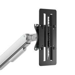 Adaptador VESA VertiFlex, ajustable en altura, adaptador de montaje VESA para monitor, placa VESA 75x75, ajustable hasta 15 cm, soporta monitores de hasta 8 kg