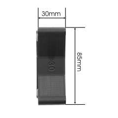 Espaciador VESA 75x75mm - 30mm de distancia - incl. tornillos - compatible con muchos monitores (adaptador Odyssey G5)