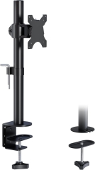 Soporte para monitor BONTEC, soporte de mesa para pantallas de 13 a 34 pulgadas, totalmente móvil, diseño ergonómico, ajuste de altura, para uso en juegos y oficina, soporta hasta 10 kg, compatible con VESA 75/100.